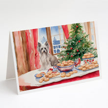 Load image into Gallery viewer, Chinese Crested Christmas Cookies Greeting Cards - Blank Note Cards – 8-Pack of Artist-Designed Cards with Envelopes