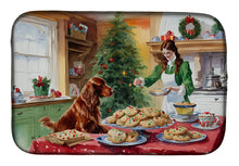 Load image into Gallery viewer, Irish Setter Christmas Cookies Dish Drying Mat