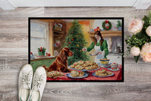 Load image into Gallery viewer, Irish Setter Christmas Cookies Doormat-24x36 Indoor / Outdoor Rug | Made in USA