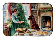 Load image into Gallery viewer, Irish Setter Christmas Cookies Dish Drying Mat