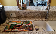 Load image into Gallery viewer, Irish Setter Christmas Cookies Dish Drying Mat