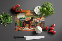 Load image into Gallery viewer, Irish Setter Christmas Cookies Glass Cutting Boards – Durable, Decorative Kitchen Art