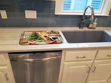 Load image into Gallery viewer, Irish Terrier Christmas Cookies Dish Drying Mat