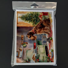 Load image into Gallery viewer, Irish Terrier Christmas Cookies Greeting Cards - Blank Note Cards – 8-Pack of Artist-Designed Cards with Envelopes