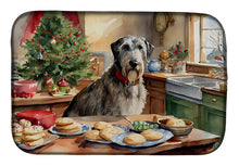 Load image into Gallery viewer, Irish Wolfhound Christmas Cookies Dish Drying Mat