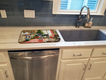 Load image into Gallery viewer, Irish Wolfhound Christmas Cookies Dish Drying Mat