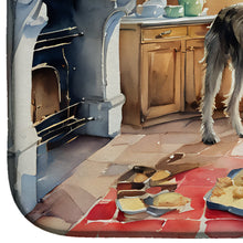 Load image into Gallery viewer, Irish Wolfhound Christmas Cookies Dish Drying Mat