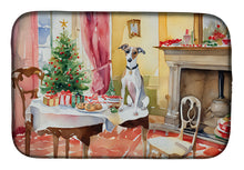 Load image into Gallery viewer, Italian Greyhound Christmas Cookies Dish Drying Mat