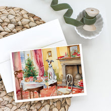 Load image into Gallery viewer, Italian Greyhound Christmas Cookies Greeting Cards - Blank Note Cards – 8-Pack of Artist-Designed Cards with Envelopes
