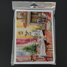 Load image into Gallery viewer, Italian Greyhound Christmas Cookies Greeting Cards - Blank Note Cards – 8-Pack of Artist-Designed Cards with Envelopes