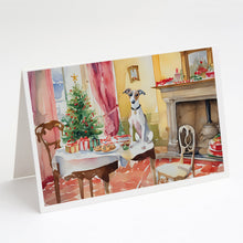 Load image into Gallery viewer, Italian Greyhound Christmas Cookies Greeting Cards - Blank Note Cards – 8-Pack of Artist-Designed Cards with Envelopes