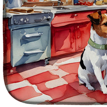 Load image into Gallery viewer, Jack Russell Terrier Christmas Cookies Dish Drying Mat