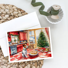 Load image into Gallery viewer, Jack Russell Terrier Christmas Cookies Greeting Cards - Blank Note Cards – 8-Pack of Artist-Designed Cards with Envelopes