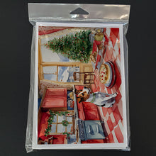 Load image into Gallery viewer, Jack Russell Terrier Christmas Cookies Greeting Cards - Blank Note Cards – 8-Pack of Artist-Designed Cards with Envelopes
