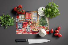 Load image into Gallery viewer, Jack Russell Terrier Christmas Cookies Glass Cutting Boards – Durable, Decorative Kitchen Art