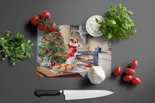 Load image into Gallery viewer, Jack Russell Terrier Christmas Cookies Glass Cutting Boards – Durable, Decorative Kitchen Art