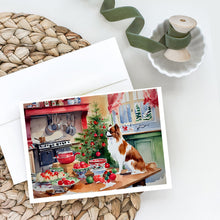 Load image into Gallery viewer, Japanese Chin Christmas Cookies Greeting Cards - Blank Note Cards – 8-Pack of Artist-Designed Cards with Envelopes