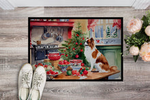 Load image into Gallery viewer, Japanese Chin Christmas Cookies Doormat - 18X27 Indoor / Outdoor Rug | Made in USA