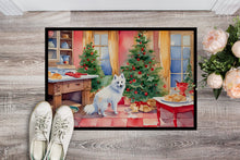 Load image into Gallery viewer, Japanese Spitz Christmas Cookies Doormat - 18X27 Indoor / Outdoor Rug | Made in USA