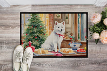 Load image into Gallery viewer, Japanese Spitz Christmas Cookies Doormat-24x36 Indoor / Outdoor Rug | Made in USA