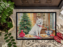 Load image into Gallery viewer, Japanese Spitz Christmas Cookies Doormat - 18X27 Indoor / Outdoor Rug | Made in USA