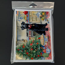 Load image into Gallery viewer, Kerry Blue Terrier Christmas Cookies Greeting Cards - Blank Note Cards – 8-Pack of Artist-Designed Cards with Envelopes