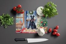 Load image into Gallery viewer, Kerry Blue Terrier Christmas Cookies Glass Cutting Boards – Durable, Decorative Kitchen Art