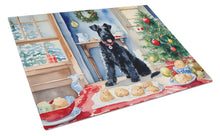 Load image into Gallery viewer, Kerry Blue Terrier Christmas Cookies Glass Cutting Boards – Durable, Decorative Kitchen Art
