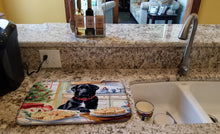 Load image into Gallery viewer, Labrador Retriever Christmas Cookies Dish Drying Mat