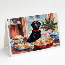 Load image into Gallery viewer, Labrador Retriever Christmas Cookies Greeting Cards - Blank Note Cards – 8-Pack of Artist-Designed Cards with Envelopes