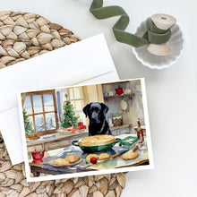 Load image into Gallery viewer, Labrador Retriever Christmas Cookies Greeting Cards - Blank Note Cards – 8-Pack of Artist-Designed Cards with Envelopes