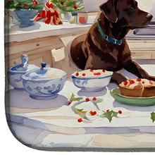 Load image into Gallery viewer, Labrador Retriever Christmas Cookies Dish Drying Mat