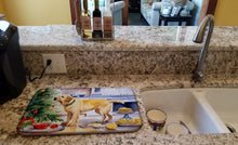 Load image into Gallery viewer, Labrador Retriever Christmas Cookies Dish Drying Mat