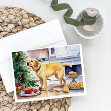 Load image into Gallery viewer, Labrador Retriever Christmas Cookies Greeting Cards - Blank Note Cards – 8-Pack of Artist-Designed Cards with Envelopes