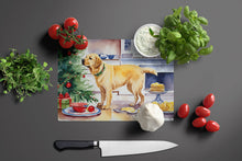 Load image into Gallery viewer, Labrador Retriever Christmas Cookies Glass Cutting Boards – Durable, Decorative Kitchen Art