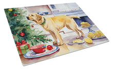 Load image into Gallery viewer, Labrador Retriever Christmas Cookies Glass Cutting Boards – Durable, Decorative Kitchen Art