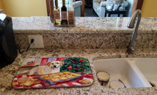 Load image into Gallery viewer, Labrador Retriever Christmas Cookies Dish Drying Mat
