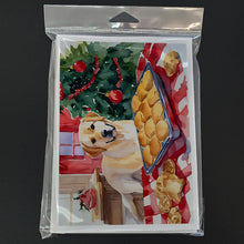Load image into Gallery viewer, Labrador Retriever Christmas Cookies Greeting Cards - Blank Note Cards – 8-Pack of Artist-Designed Cards with Envelopes