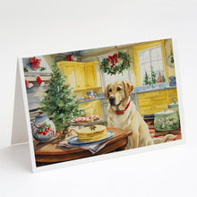 Load image into Gallery viewer, Labrador Retriever Christmas Cookies Greeting Cards - Blank Note Cards – 8-Pack of Artist-Designed Cards with Envelopes
