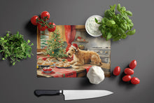 Load image into Gallery viewer, Lakeland Terrier Christmas Cookies Glass Cutting Boards – Durable, Decorative Kitchen Art