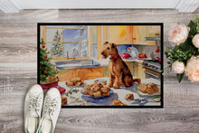 Load image into Gallery viewer, Lakeland Terrier Christmas Cookies Doormat-24x36 Indoor / Outdoor Rug | Made in USA