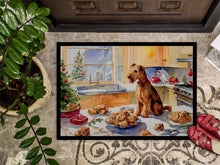 Load image into Gallery viewer, Lakeland Terrier Christmas Cookies Doormat-24x36 Indoor / Outdoor Rug | Made in USA