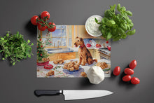 Load image into Gallery viewer, Lakeland Terrier Christmas Cookies Glass Cutting Boards – Durable, Decorative Kitchen Art