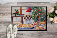 Load image into Gallery viewer, Lhasa Apso Christmas Cookies Doormat-24x36 Indoor / Outdoor Rug | Made in USA