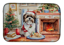 Load image into Gallery viewer, Lhasa Apso Christmas Cookies Dish Drying Mat