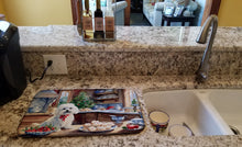 Load image into Gallery viewer, Maltese Christmas Cookies Dish Drying Mat