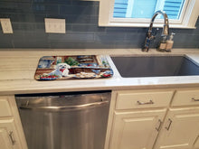 Load image into Gallery viewer, Maltese Christmas Cookies Dish Drying Mat