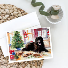 Load image into Gallery viewer, Newfoundland Christmas Cookies Greeting Cards - Blank Note Cards – 8-Pack of Artist-Designed Cards with Envelopes