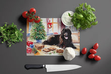 Load image into Gallery viewer, Newfoundland Christmas Cookies Glass Cutting Boards – Durable, Decorative Kitchen Art