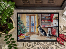 Load image into Gallery viewer, Norwegian Elkhound Christmas Cookies Doormat-24x36 Indoor / Outdoor Rug | Made in USA